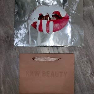 KKW & KYLIE COSMETICS PAPER BAGS
